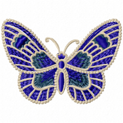 Butterfly Embroidery Design 4